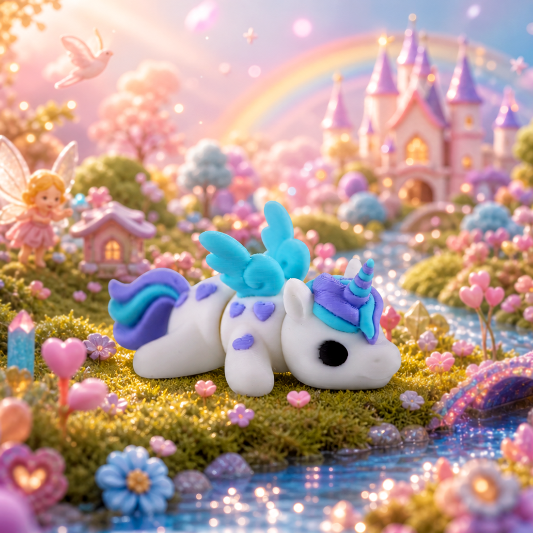 Unicorn فیگور یونیکورن فلکسی جیبی تویز - Image 1